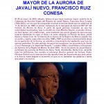 IN MEMORIAM DEL EX HERMANO MAYOR DE LA AURORA DE JAVALÍ NUEVO, FRANCISCO RUIZ CONESA
